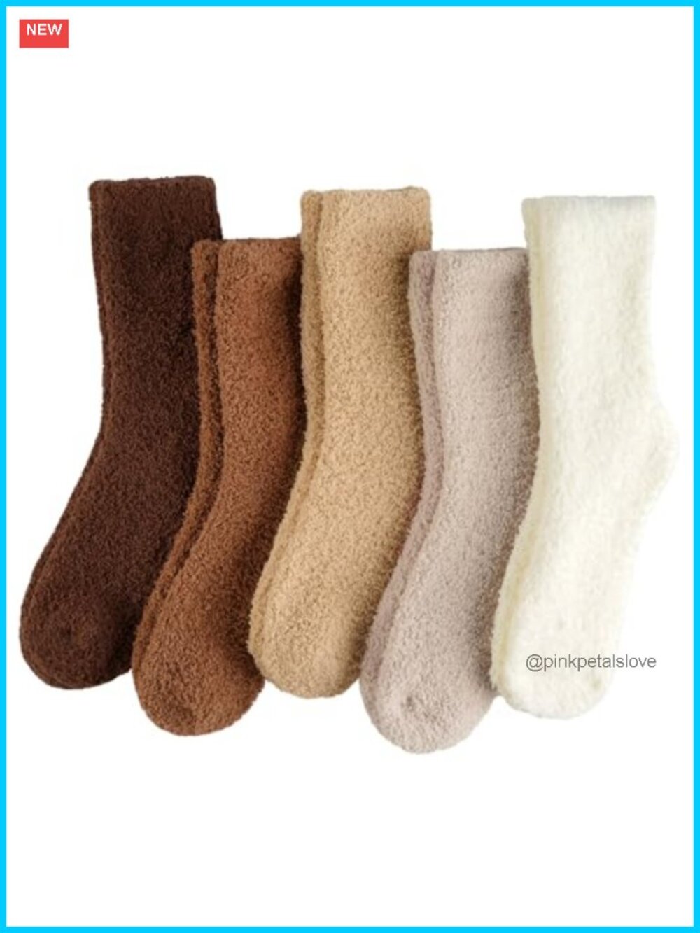 Fuzzy Slipper Socks for Women Polyester Cozy Warm Home Sleeping Socks